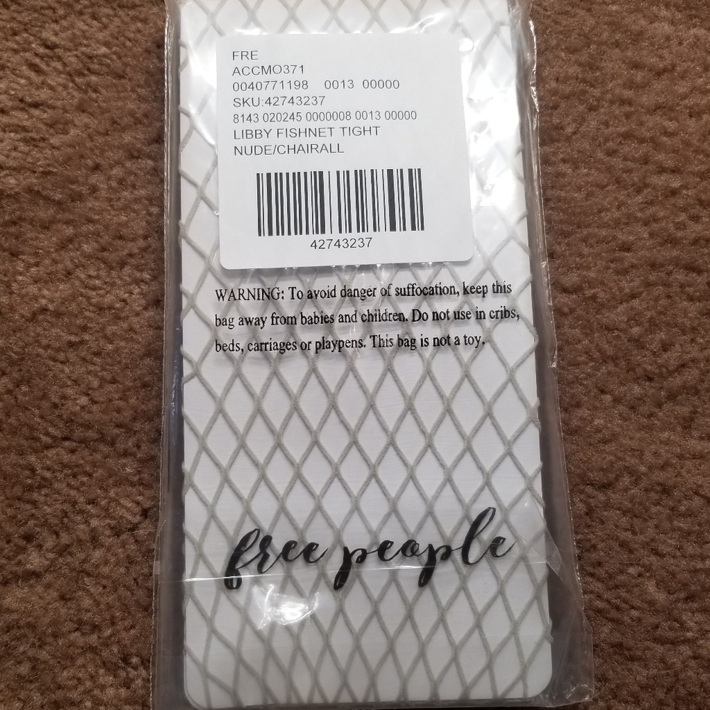 Free People Libby Fishnet Tight NWT